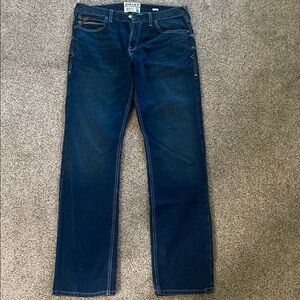 Ariat Blue Straight Jeans with Classic Styling